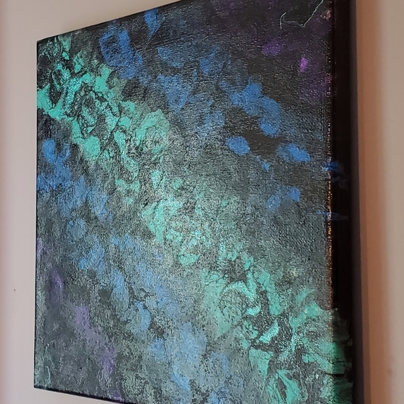 Acrylic Fluid Art on Canvas - Picture 2 of 3